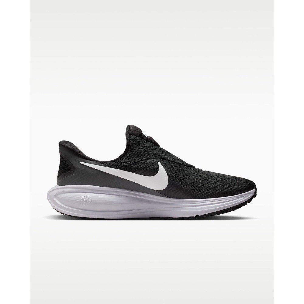 NIKE Revolution 8 Easy On Mens Size 9 Slip on Black/White Shoes HQ2414-001 NEW
